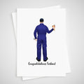 Mechanic Card Personalised New Job Congratulations Passed Exams