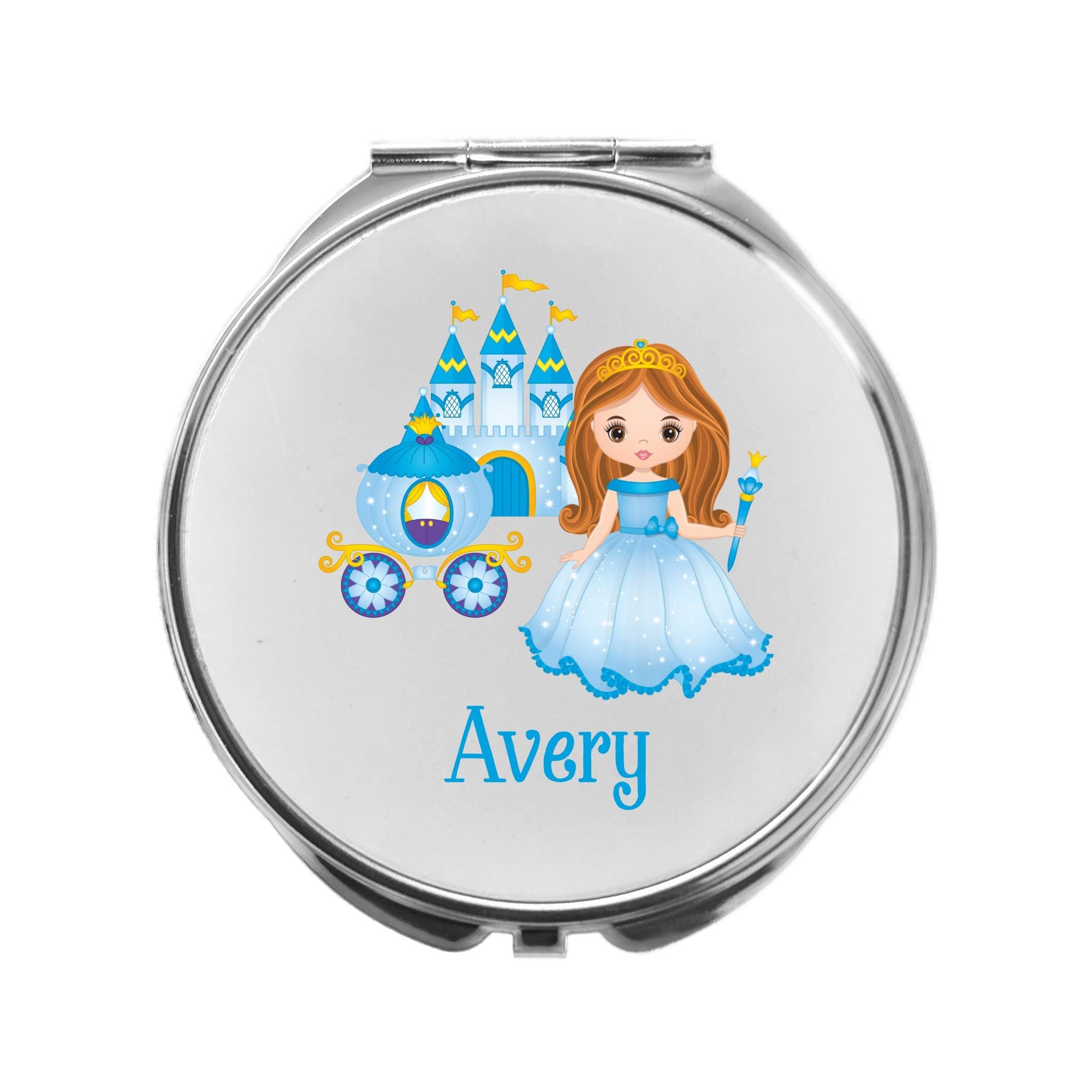Cinderella Mirror Compact Personalised Princess