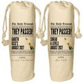 Exam Results Newspaper Wine Bag - personalised gift for A Level, GCSE, NVQ, BTEC, Apprenticeship