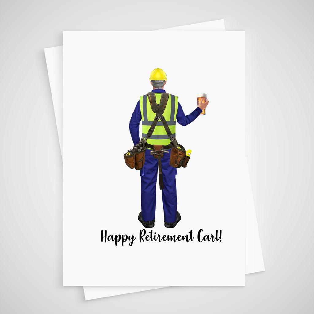 Electrician Card Retirement Personalised