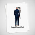 Optician Retirement Card Personalised for him - optometrist (Copy)