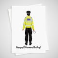 Policewoman Card Retirement Personalised Congratulations Police officer Retired
