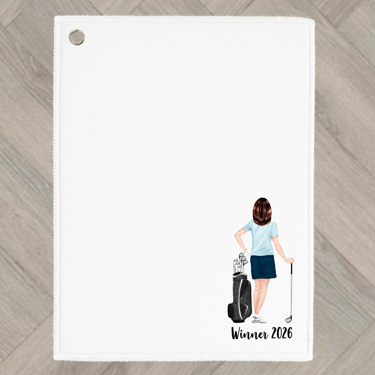 Golf Towel Personalised for Golfer gift for woman