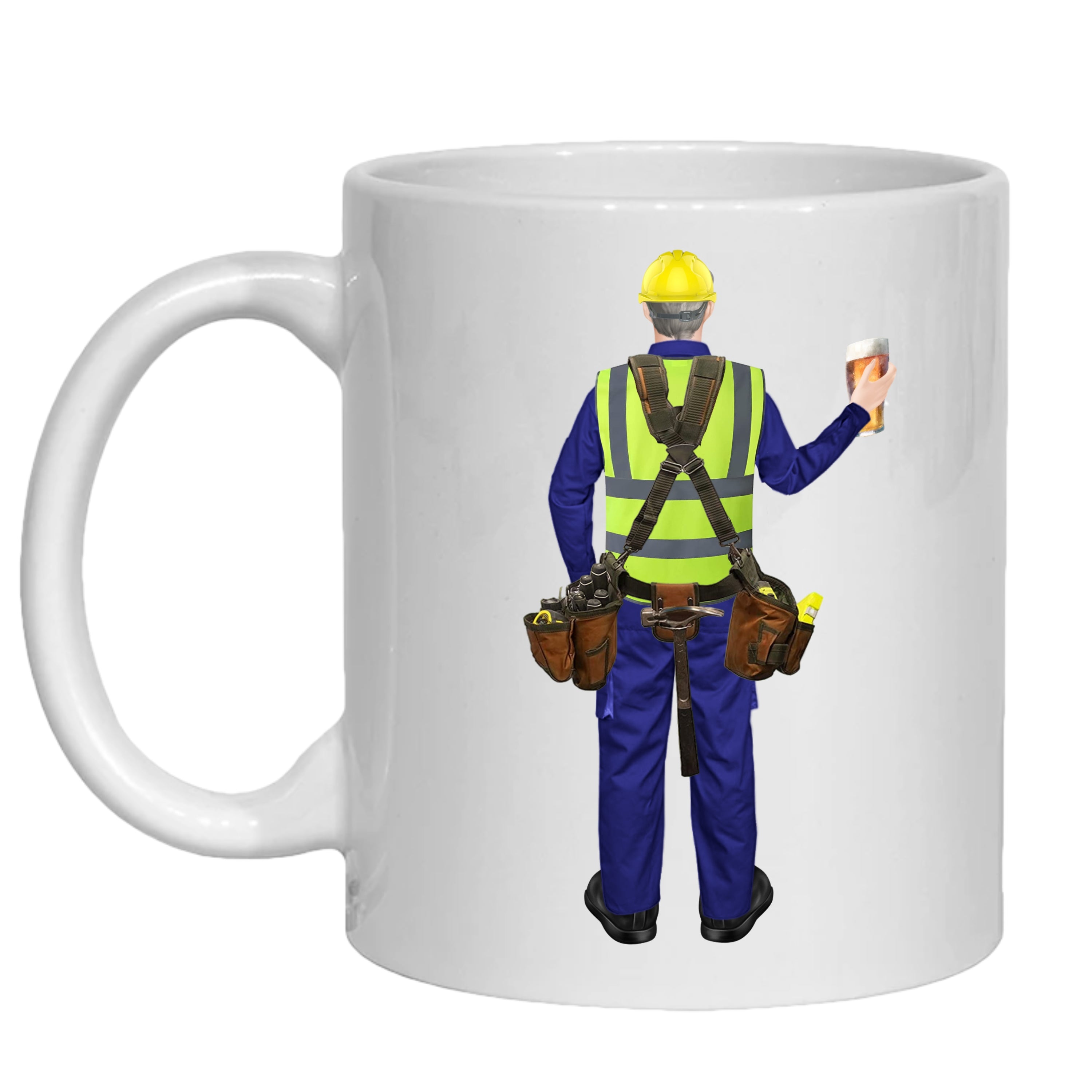 Plumber Mug Personalised Gift - construction worker - congratulations retirement