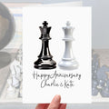 Chess Anniversary Card Personalised