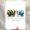 Snail Engagement Card Personalised