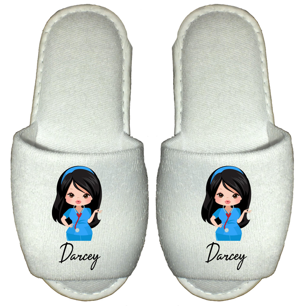 Nurse Spa Slippers Personalised  gift for nurse carer midwife healthcare worker