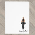 Gym Towel Personalised fitness exercise Woman Present Gift