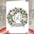 Happy 60th Anniversary Card - Personalised Diamond Wedding 60 years
