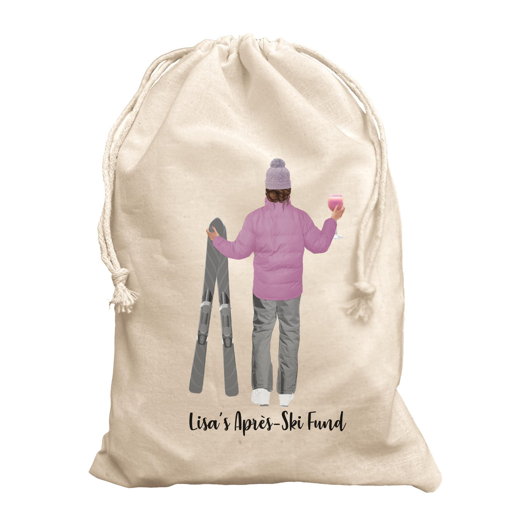 Apres-Ski fund Personalised bag gift for skiier Ski Skiing