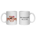 Dachshund Personalised Anniversary Mug Sausage Dogs Gift