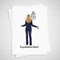Optician Congratulations Card Personalised for her