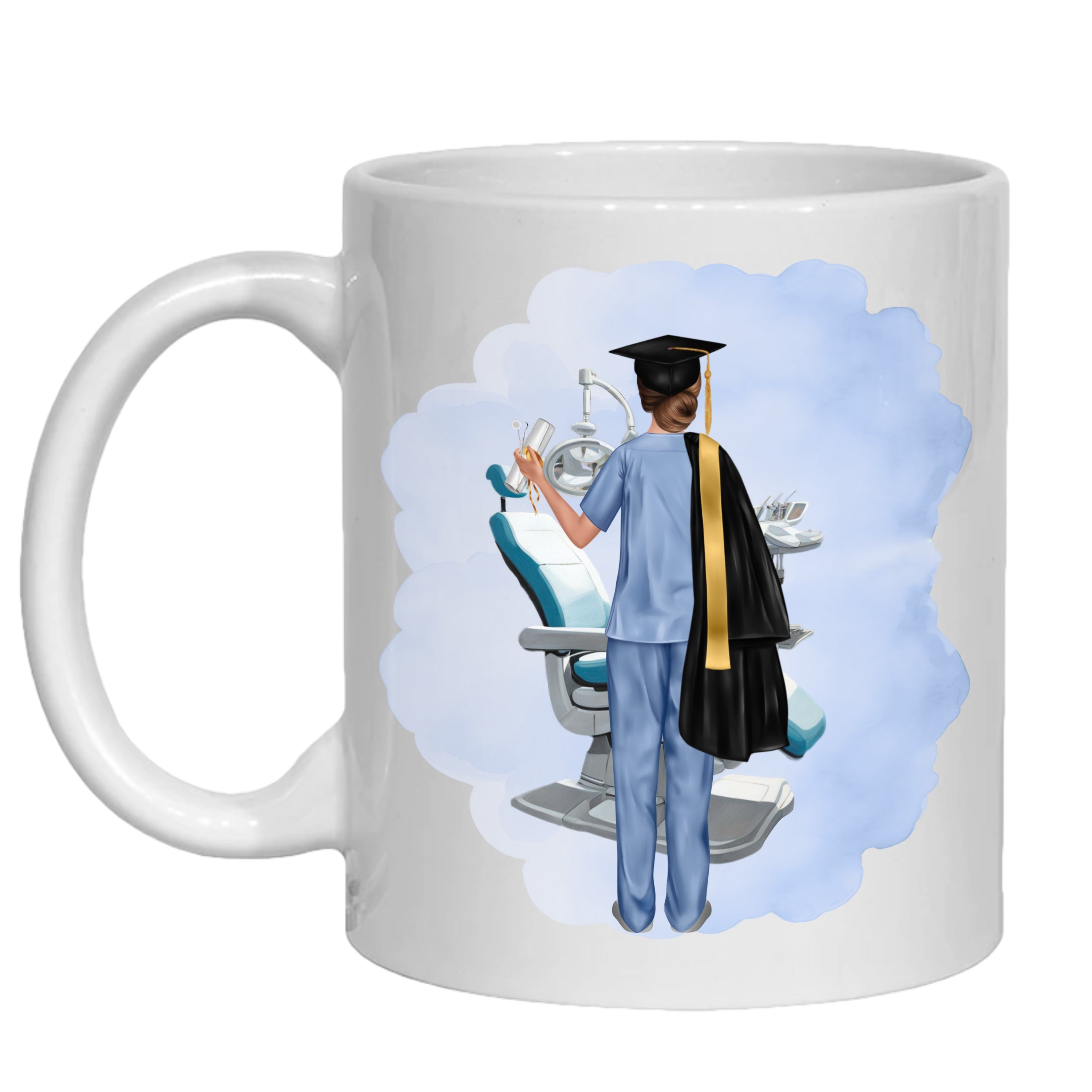 Dentist Graduation  Mug Personalised Gift for him - orthodontist, dental nurse, hygeinist (Copy) (Copy)