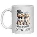 Cockapoo Wedding Personalised Mug