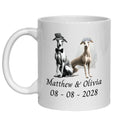 Greyhound Wedding Personalised Mug Dogs Gift Whippet