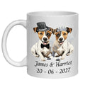 Jack Russell Wedding Personalised Mug Dogs Gift