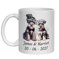 Miniature Schnauzer Wedding Personalised Mug Dogs Gift