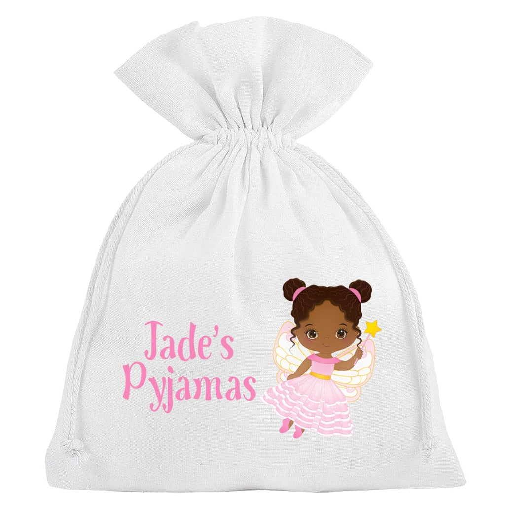 Fairy Pyjama Bag Personalised for Girls Fairy PJ's Wand Princess