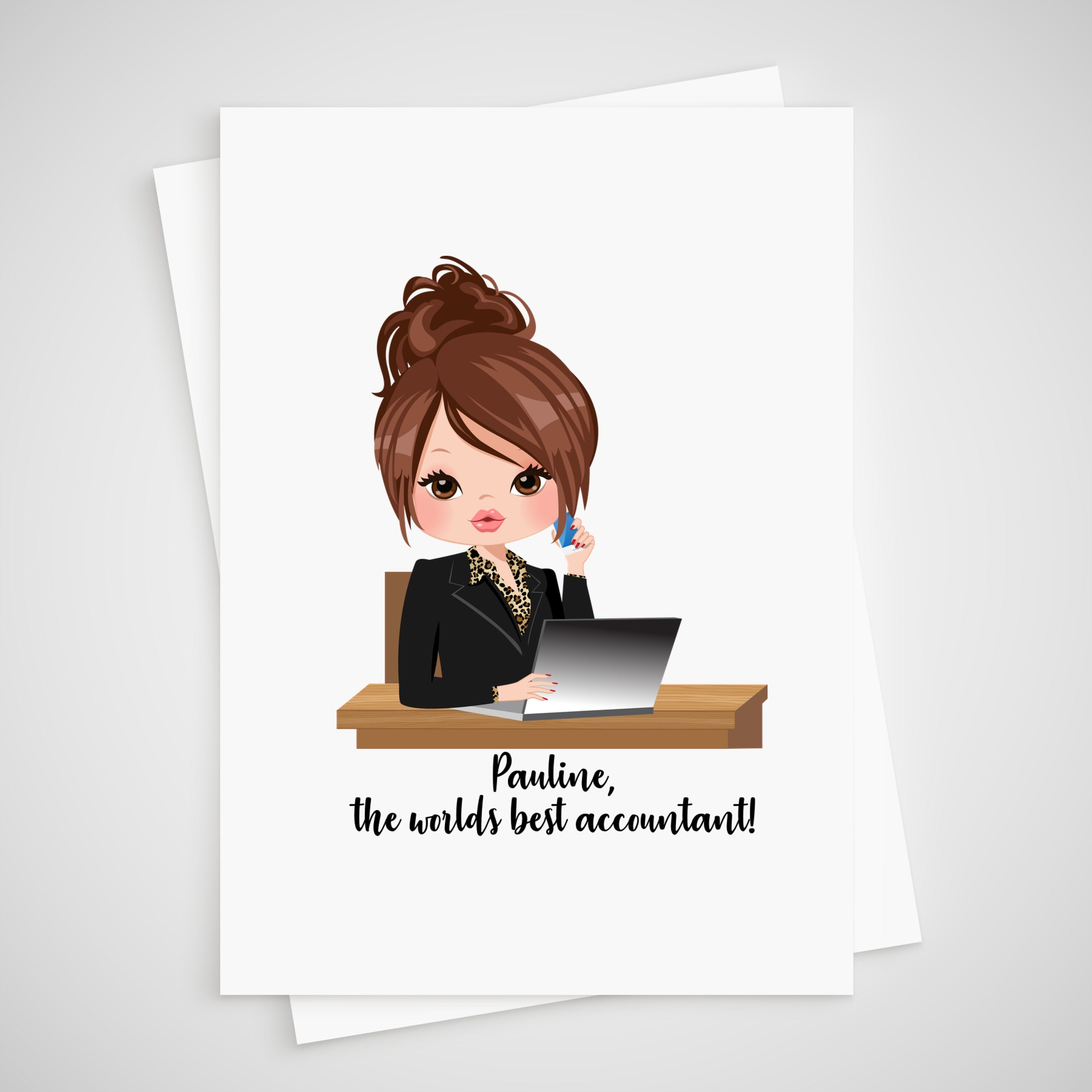 Personalized Accountant Card: Congratulations, Thank You