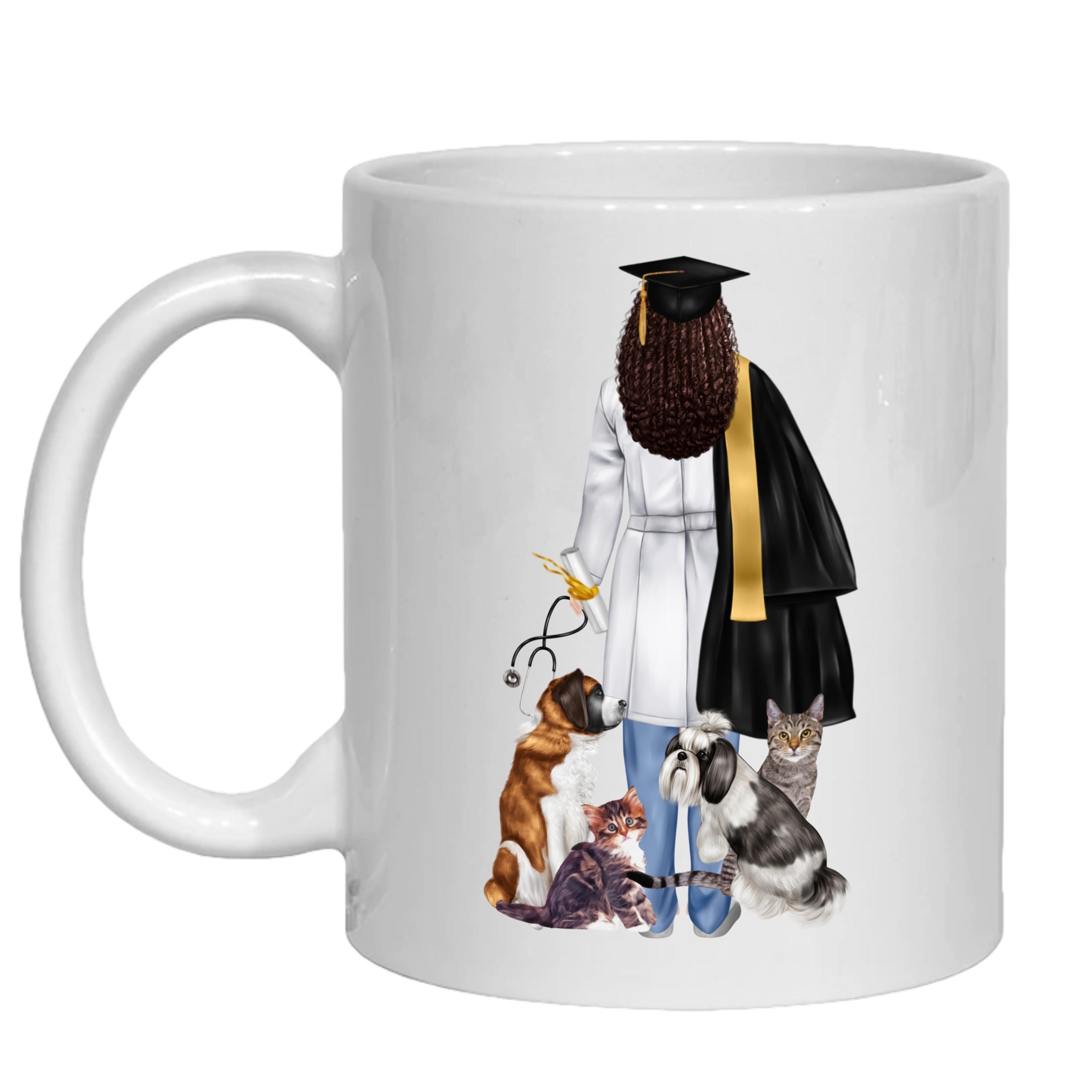 Graduation Vet Mug Personalised Congratulations Veterinarian Nurse Animal Doctor Graduate Degree