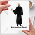 congratulations lawyer card personalised for man passed bar exam solicitor barrister judge