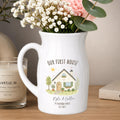 New House vase - Personalised small Vase - first house housewarming gift Home