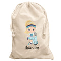 Tee Bag for Golfer Girl Child Personalised golf tees