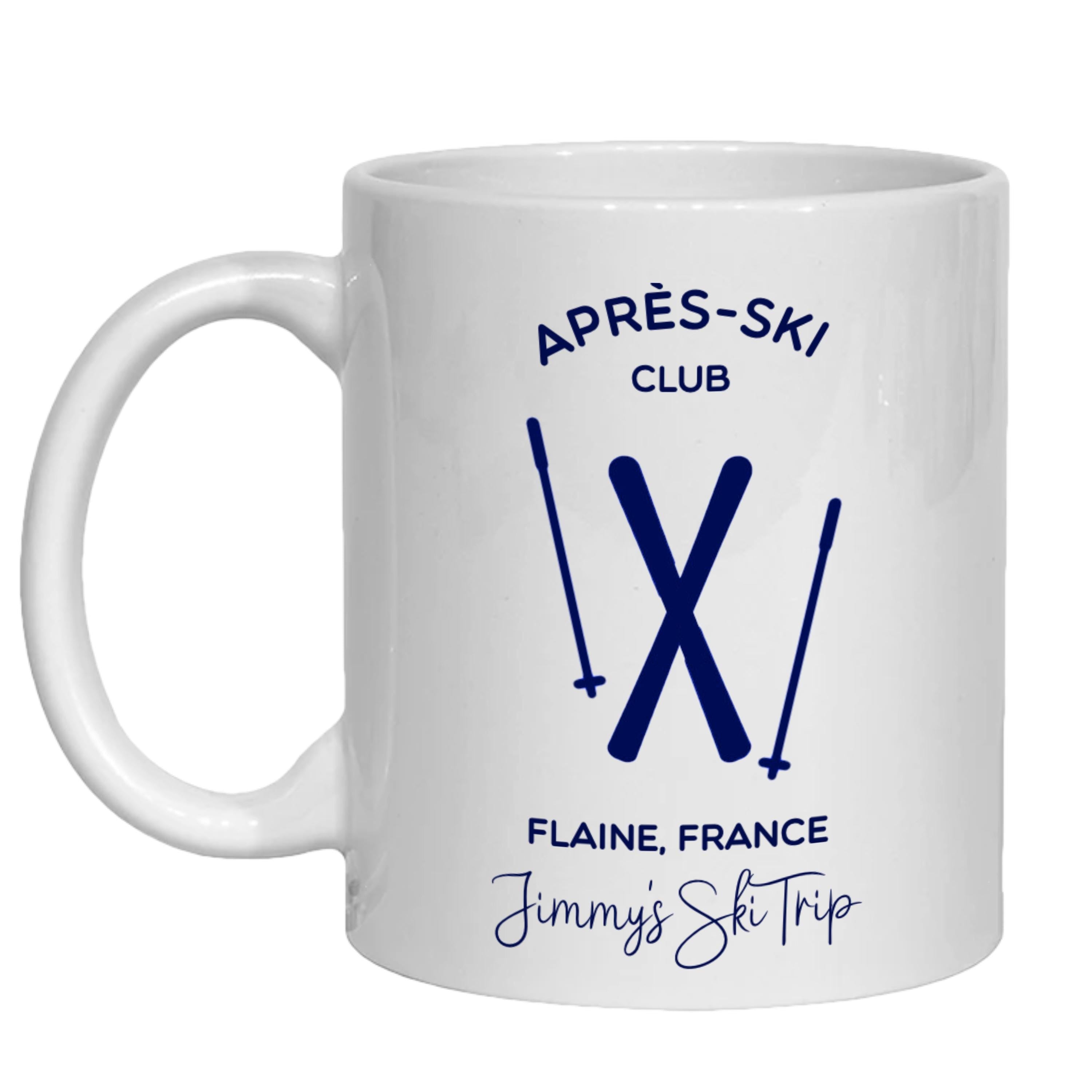 Apres-Ski Club Personalised Mug Skiing - corporate promotional gift