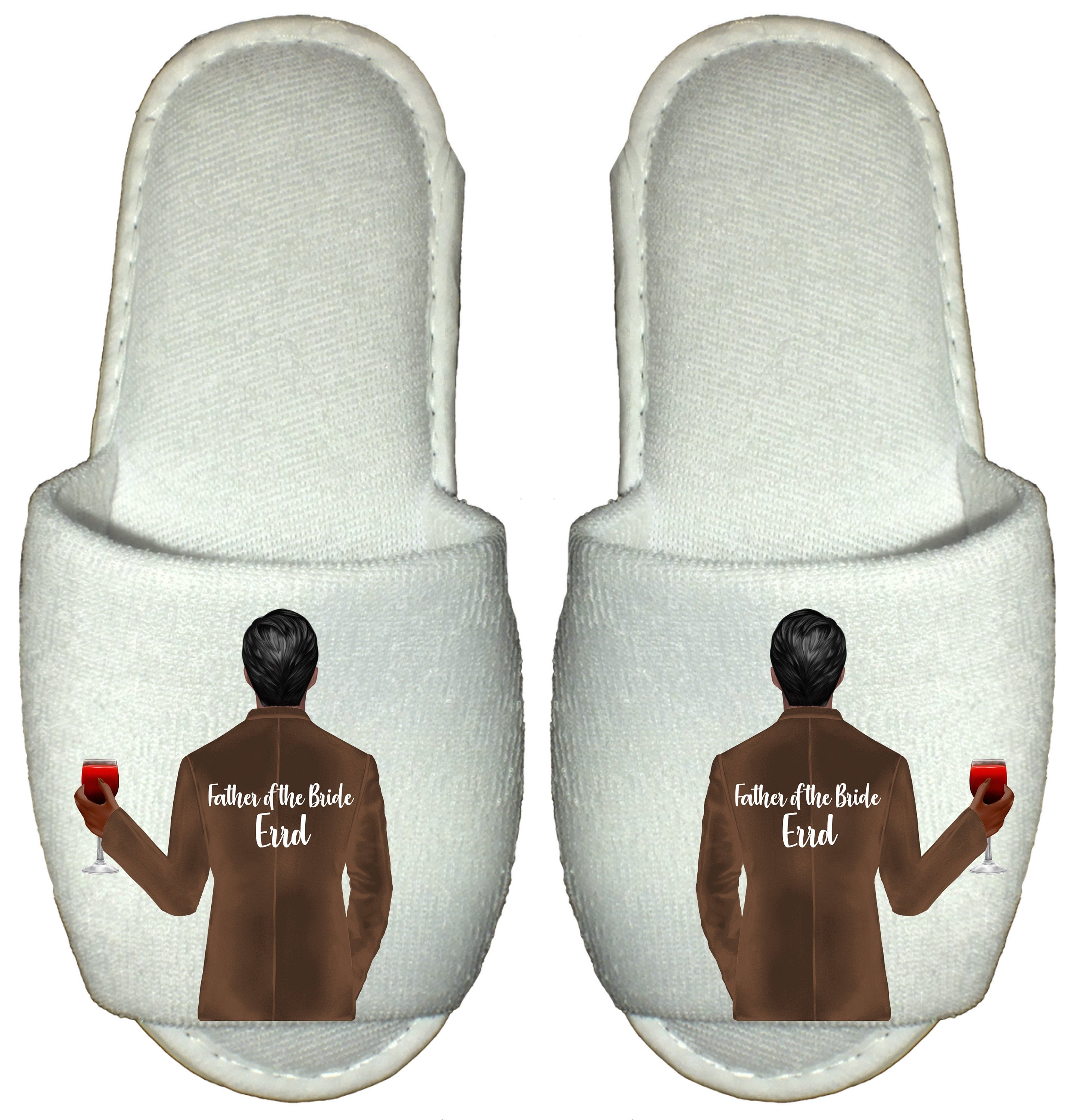 Personalized Groom Spa Slippers, Wedding Party Gifts