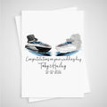 Speedboat Wedding Card Personalised Boat Yacht