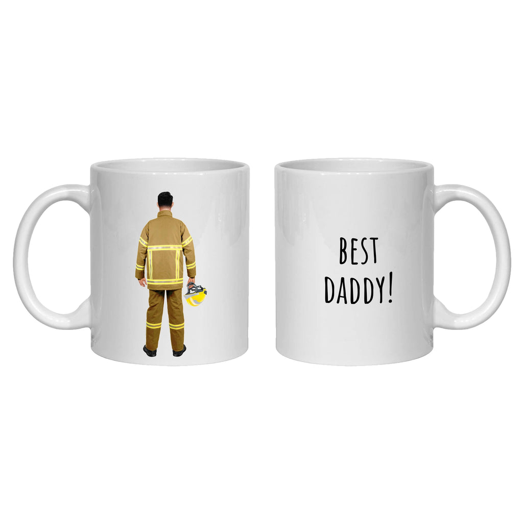 Fireman Mug Personalised Gift - firefighter, retirement, thank you