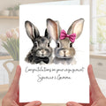 Rabbit Engagement Card Personalised