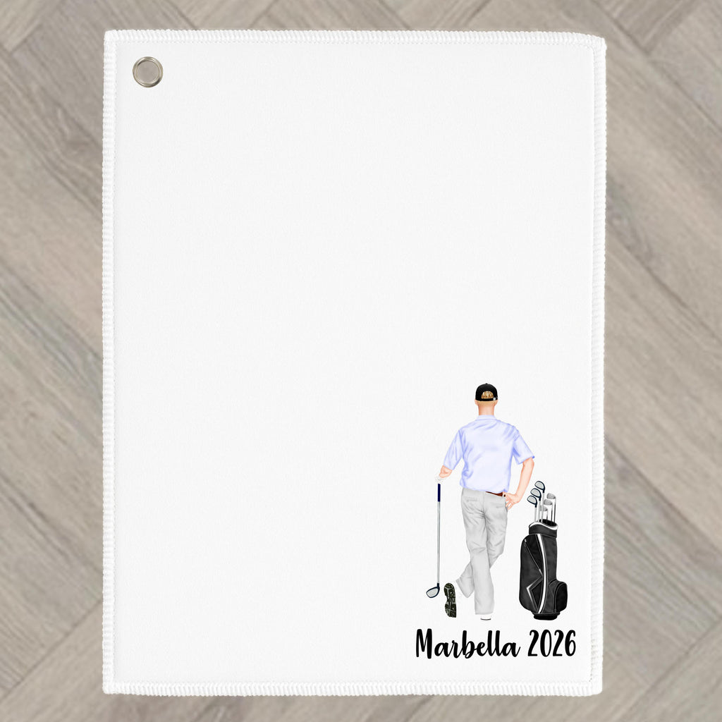 Golf Towel Personalised Gift for man