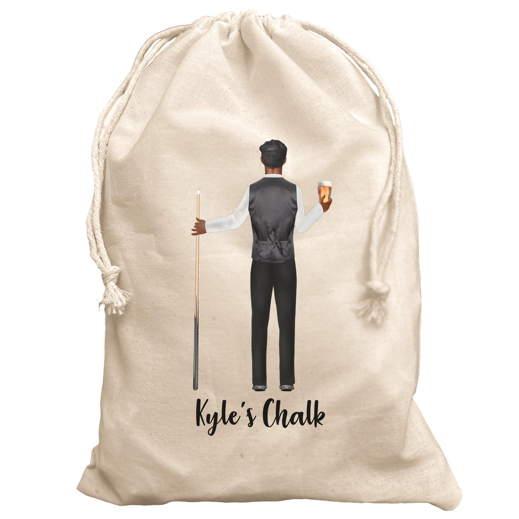 Snooker Chalk bag Personalised gift for snooker player pool billiards