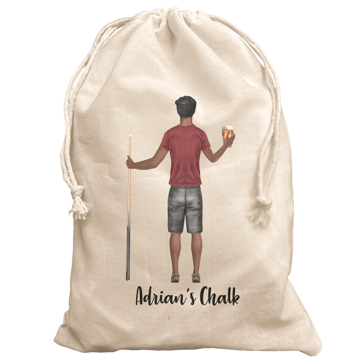 Pool Chalk bag Personalised gift snooker billiards