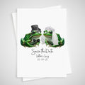 Frog Save the Date Wedding Card