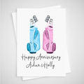 Golf Club Anniversary Card Personalised