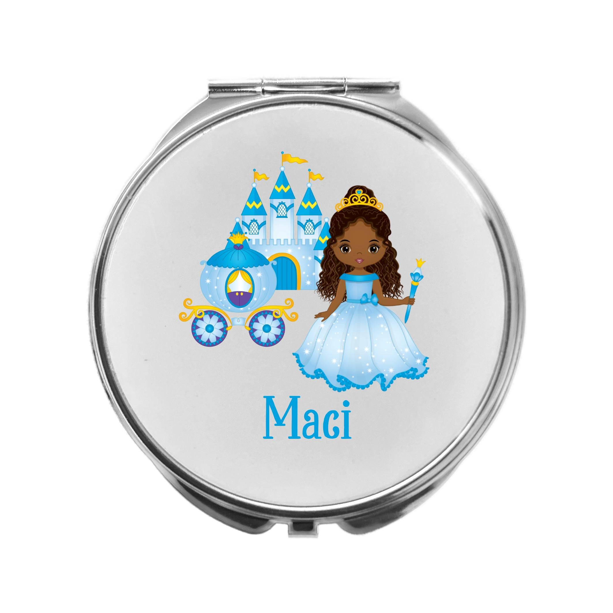 Cinderella Mirror Compact Personalised Princess