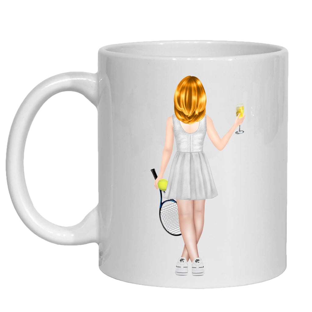 Tennis Mug Gift Personalised for her