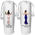 GCSE Wine Bottle Bag Personalised for girls Passing Exams NVQ BTEC