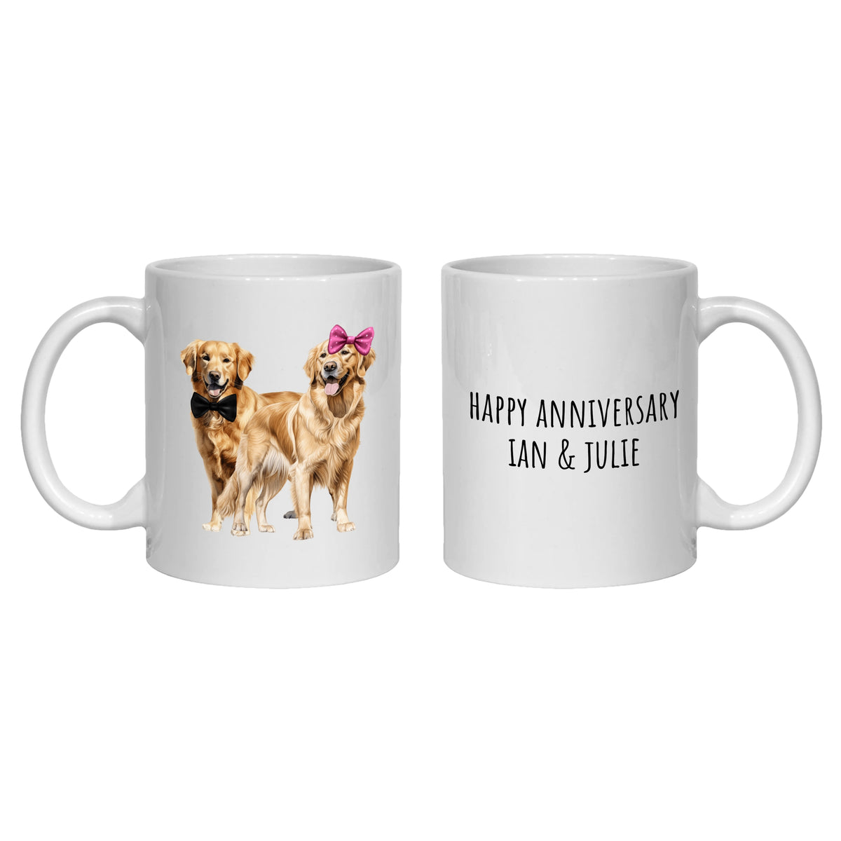 Golden Retriever Personalised anniversary Mug Dogs Gift