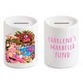 Personalised Party Holiday Fund Money Box Gift for Her Beach Ibiza Marbella