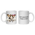 Jack Russell Anniversary Personalised Mug Dogs Gift