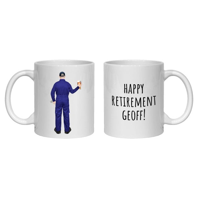 Car Mechanic Mug Personalised Gift - congratulations retirement