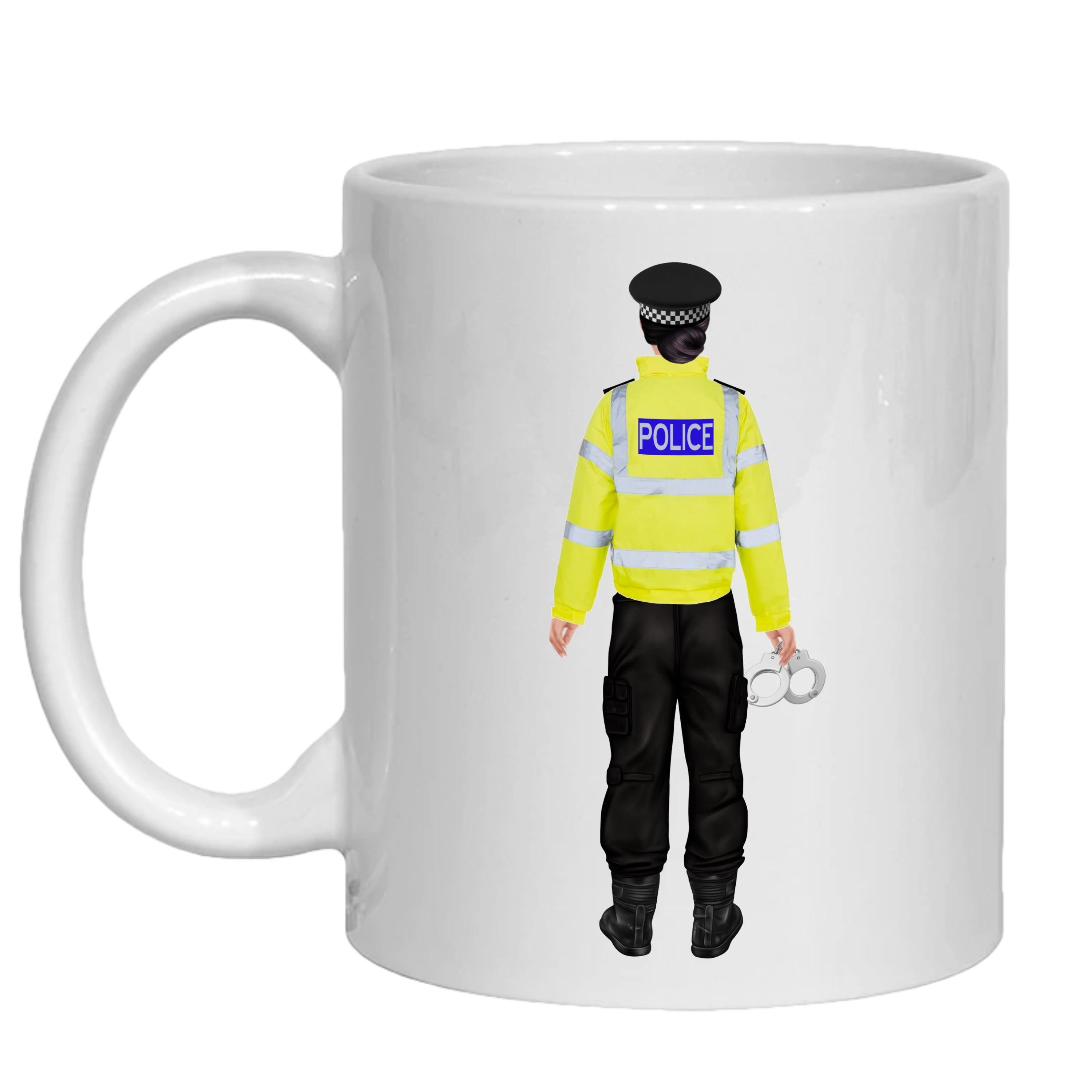 Policewoman Mug Personalised Congratulations Gift - sergeant, pc, dc, passing out