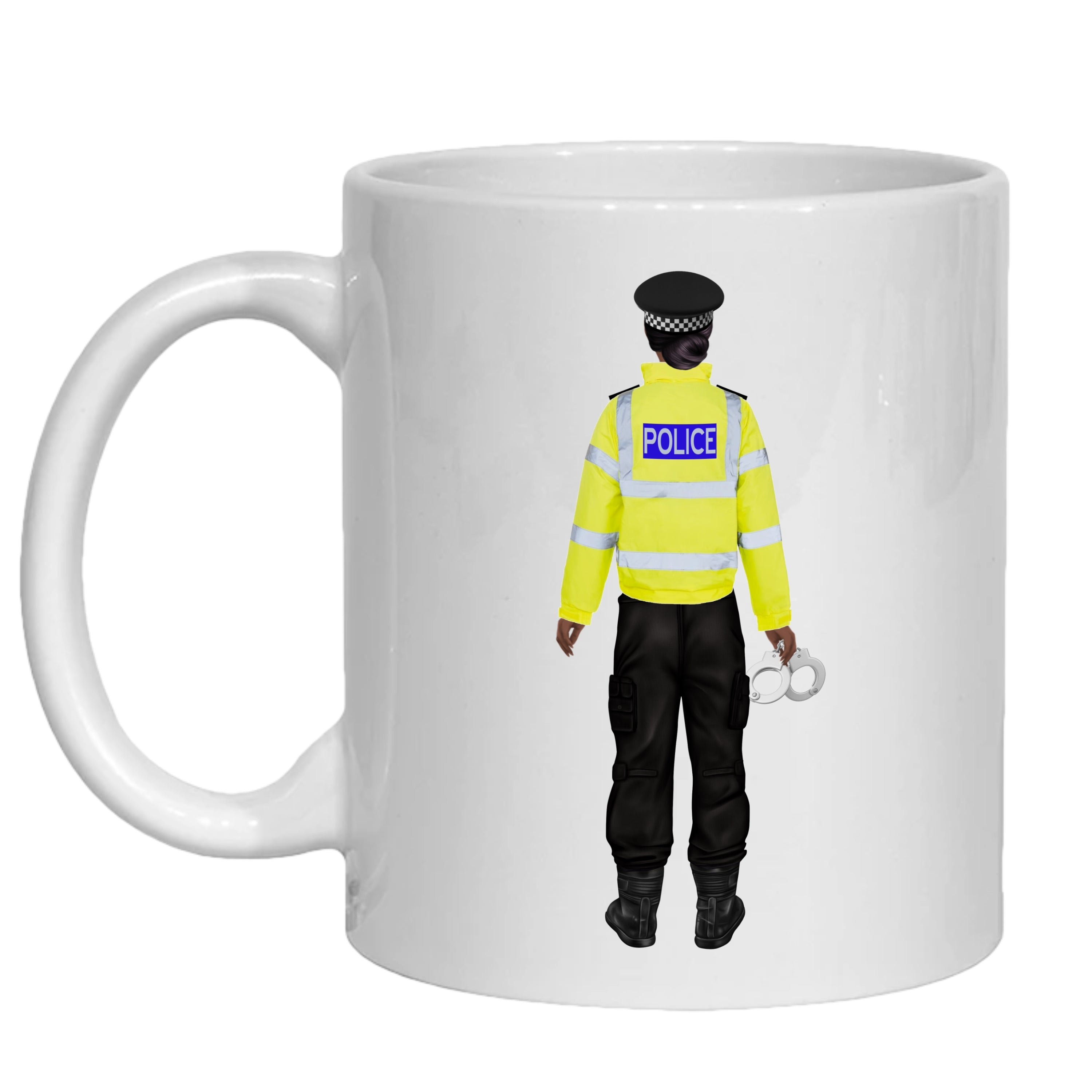 Policewoman Mug Personalised Congratulations Gift - sergeant, pc, dc, passing out