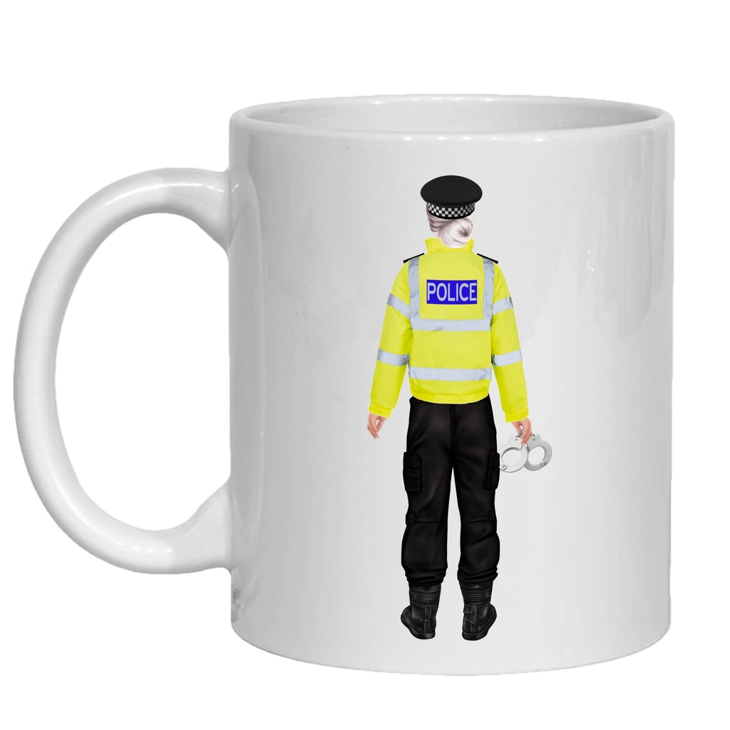 Policewoman Mug Personalised Congratulations Gift - sergeant, pc, dc, passing out