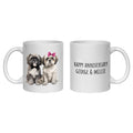 Shih Tzu Anniversary Personalised Mug Dogs Gift